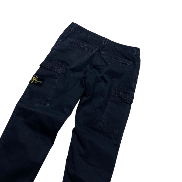 Stone Island 2018 Navy Slim Fit Cargo Trousers - XL – Mat's Island