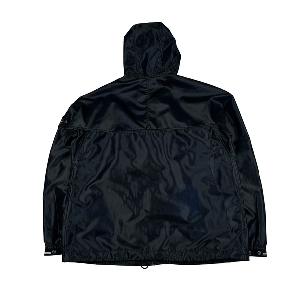 Stone Island 2012 Dark Navy Archive Techno Mesh Hooded Jacket - Large