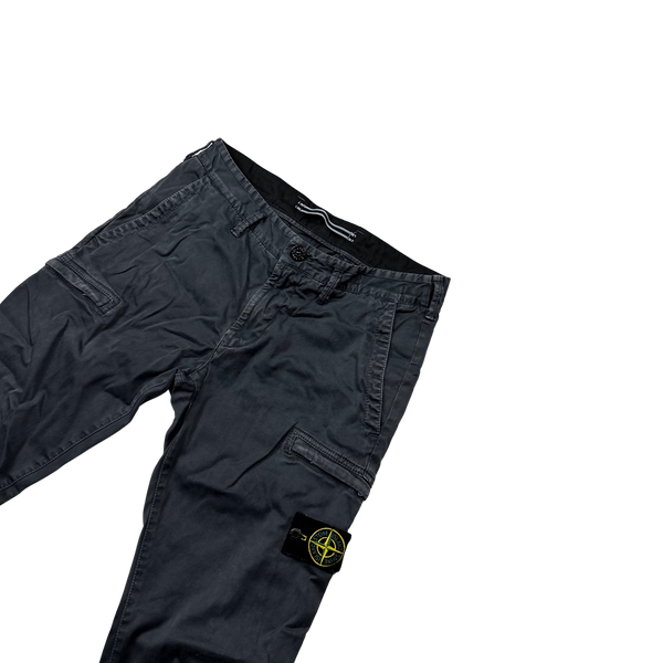Stone Island 2021 Charcoal Grey SK Cargo Trousers - 30"