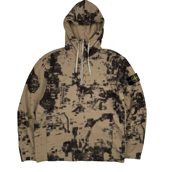Stone Island 2024 Organic Camouflage Pullover Hoodie - Medium