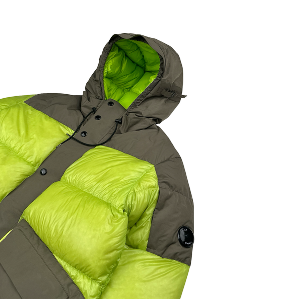 CP Company Green/Khaki DD Shell Lens Viewer Jacket - Large