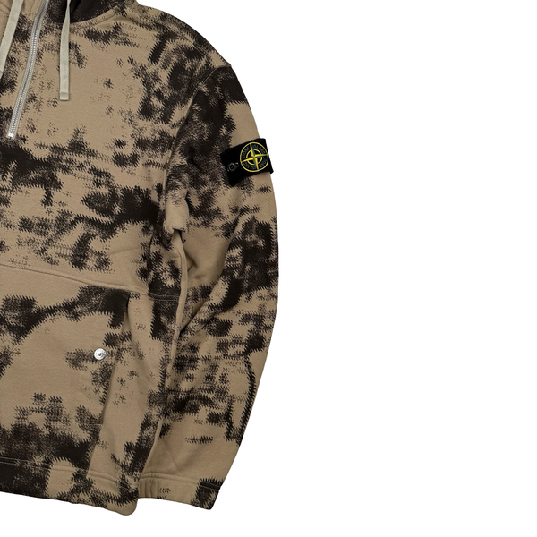 Stone Island 2024 Organic Camouflage Pullover Hoodie - Medium
