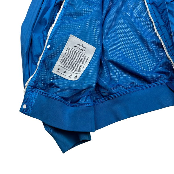 Stone Island 2013 Blue Membrana TC Hooded Jacket - XXL