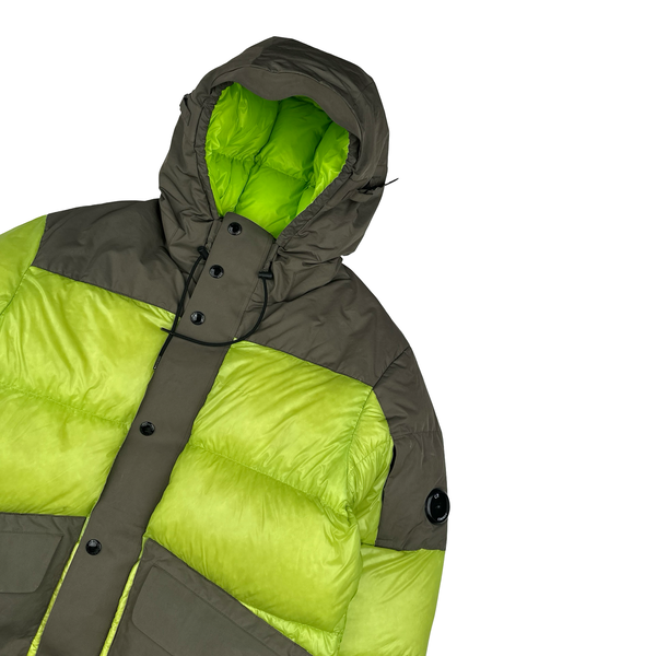 CP Company Green/Khaki DD Shell Lens Viewer Jacket - Large