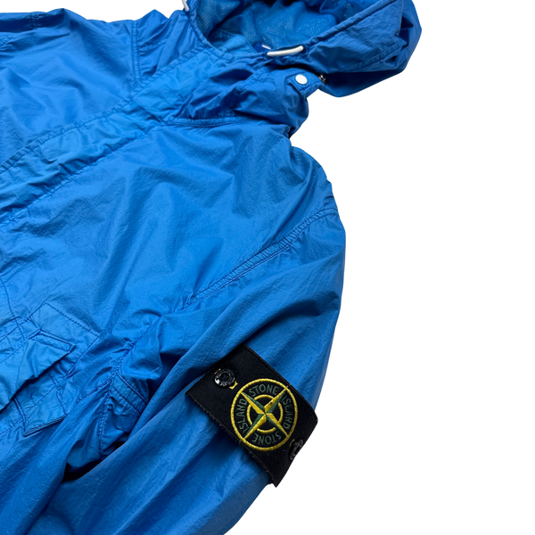 Stone Island 2013 Blue Membrana TC Hooded Jacket - XXL