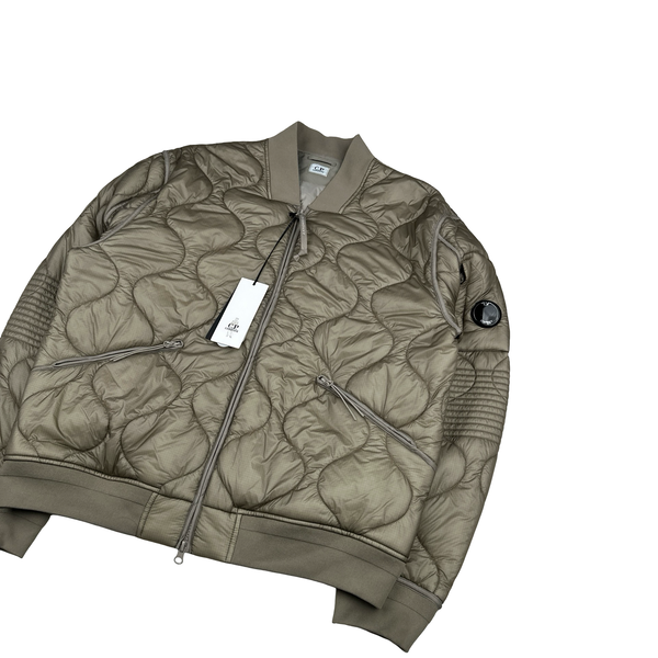 CP Company Tan DD Shell Liner Quilted Jacket - XL