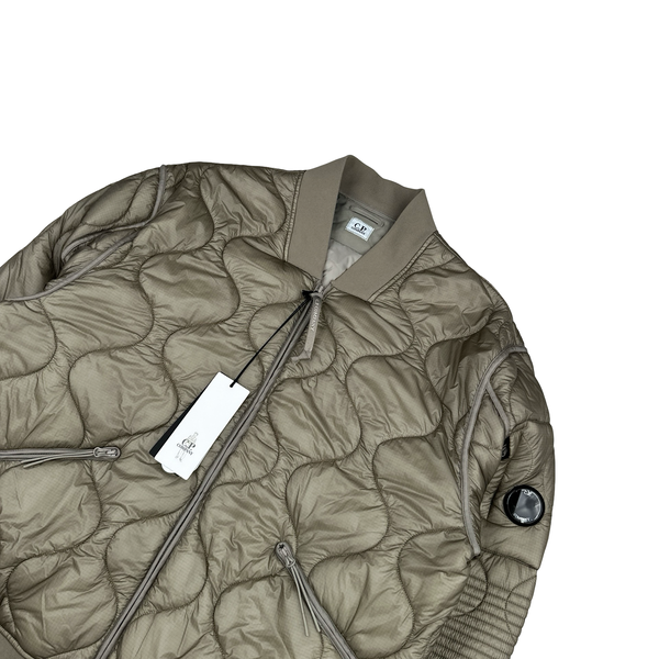 CP Company Tan DD Shell Liner Quilted Jacket - XL