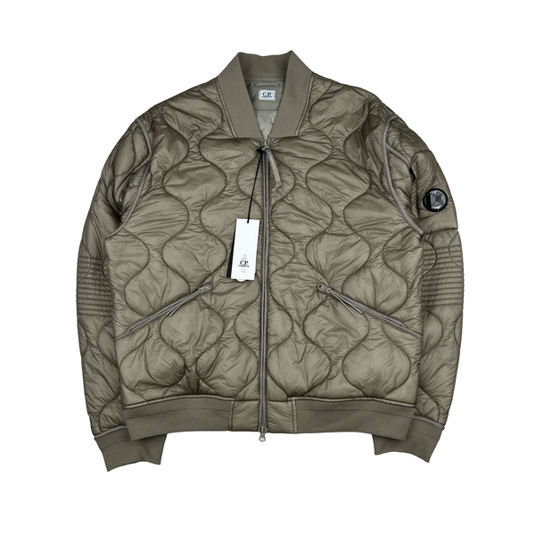 CP Company Tan DD Shell Liner Quilted Jacket - XL