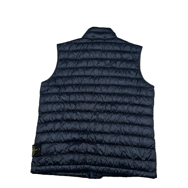 Stone Island 2014 Navy Down Filled Gilet - Medium