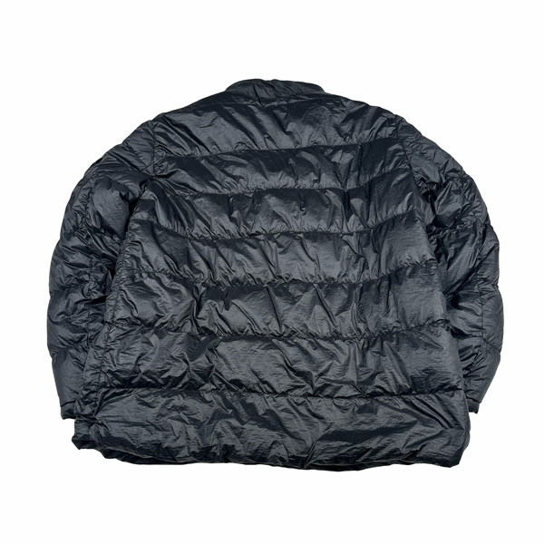 Stone Island 2012 Black Garment Dyed Puffer Jacket - 3XL