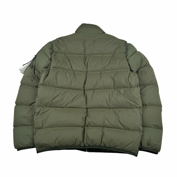 Stone Island 2024 Green Seamless Tunnel Nylon Down TC Jacket - Small