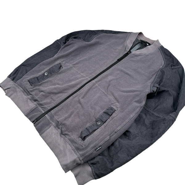 Stone Island 2020 Shadow Project Nylon Sleeve Zipped Jumper - Medium