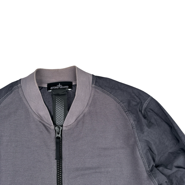 Stone Island 2020 Shadow Project Nylon Sleeve Zipped Jumper - Medium