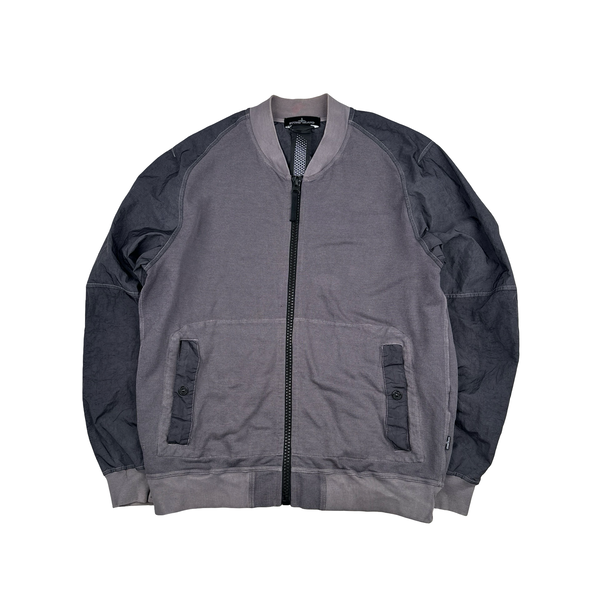 Stone Island 2020 Shadow Project Nylon Sleeve Zipped Jumper - Medium