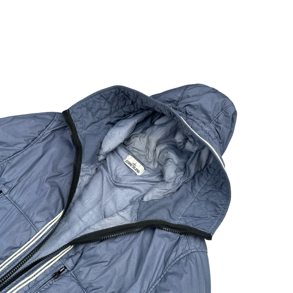 Stone Island 2019 Periwinkle Crinkle Reps NY Jacket - XL