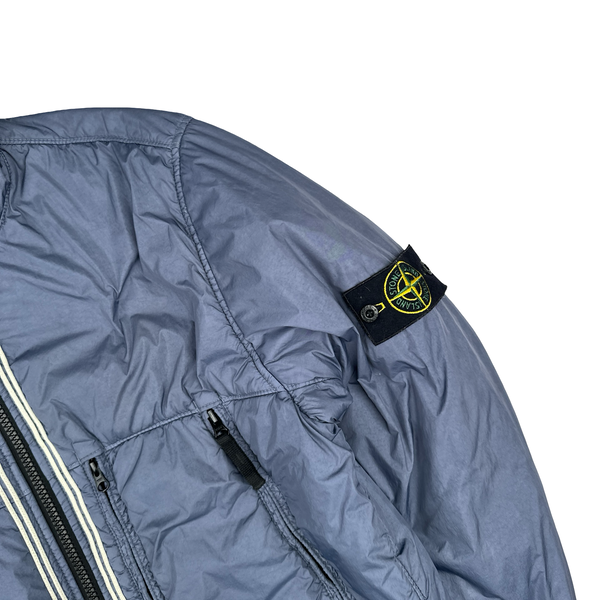 Stone Island 2019 Periwinkle Crinkle Reps NY Jacket - XL