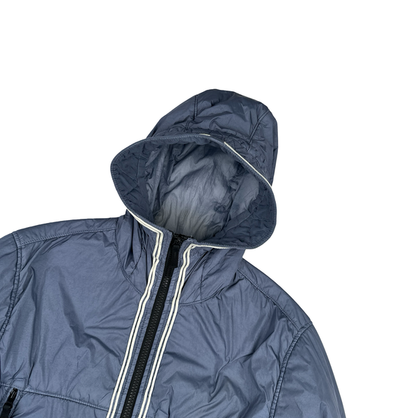Stone Island 2019 Periwinkle Crinkle Reps NY Jacket - XL
