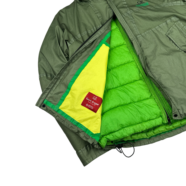CP Company Green Gore G-Type Ripstop Down Lined Jacket - XXL