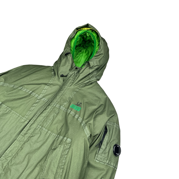 CP Company Green Gore G-Type Ripstop Down Lined Jacket - XXL