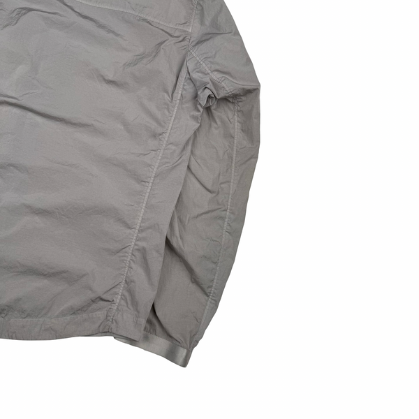 CP Company Silver Grey Chrome R Goggle Jacket - Small