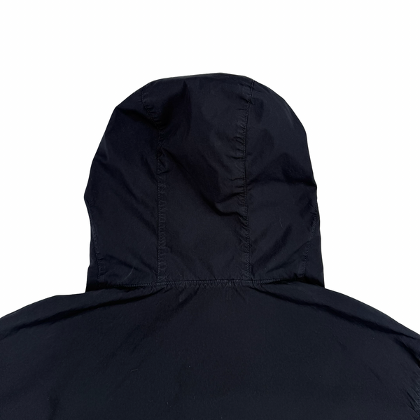 Stone Island Navy 2026 Light Compact Touch Poly-TC Hooded Jacket - Medium