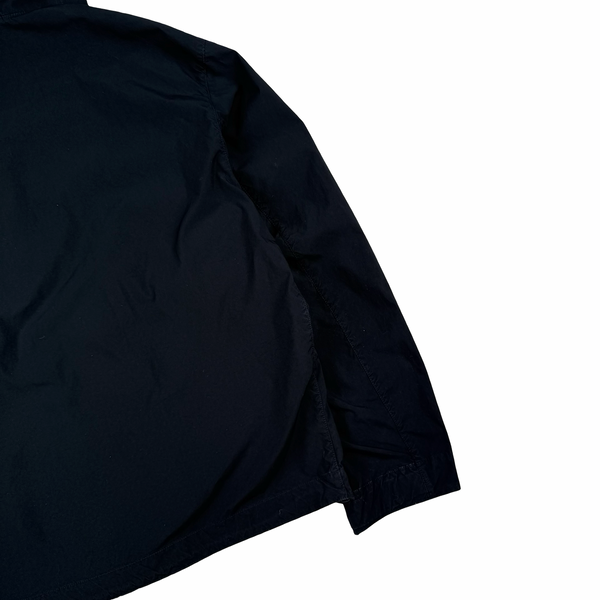 Stone Island Navy 2026 Light Compact Touch Poly-TC Hooded Jacket - Medium
