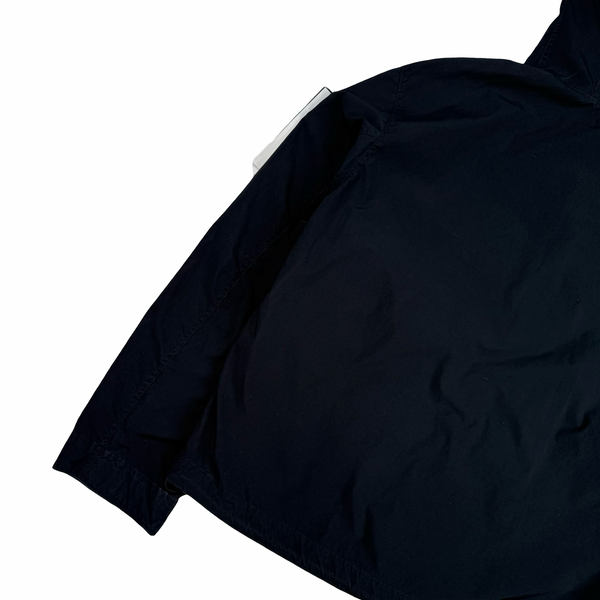 Stone Island Navy 2026 Light Compact Touch Poly-TC Hooded Jacket - Medium
