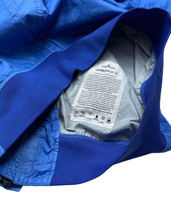 Stone Island 2019 Blue Membrana 3L TC Jacket - Medium