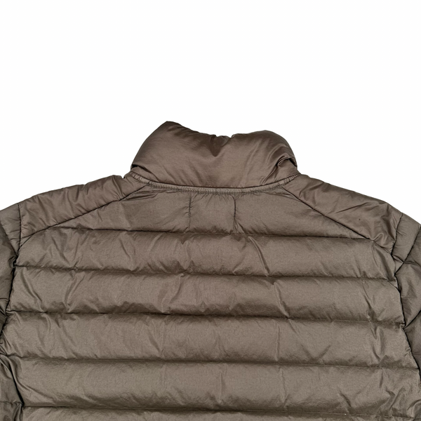 Stone Island 2024 Chocolate Loom Woven Chambers R Nylon Down-TC Puffer Jacket - Medium