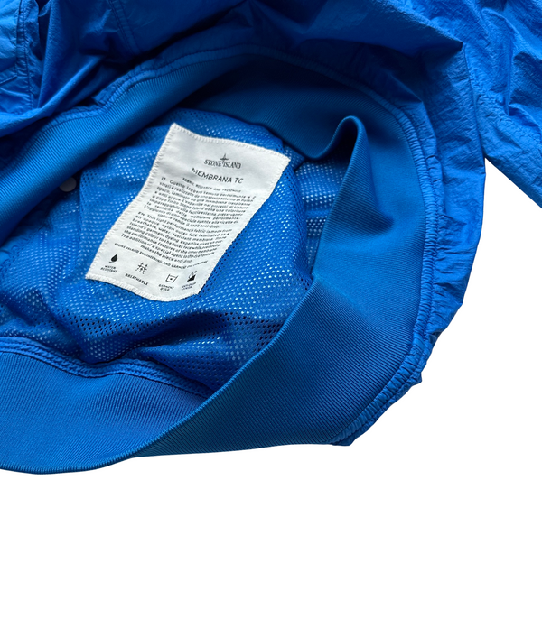 Stone Island 2013 Blue Membrana TC Hooded Jacket - Large