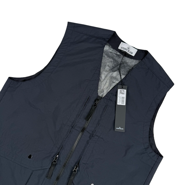 Stone Island 2026 Metal Lamina Poly Ripstop Gilet Jacket - Small