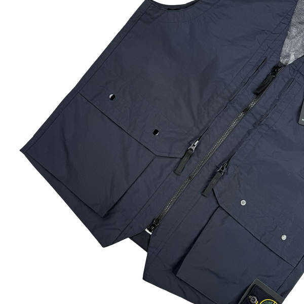 Stone Island 2026 Metal Lamina Poly Ripstop Gilet Jacket - Small
