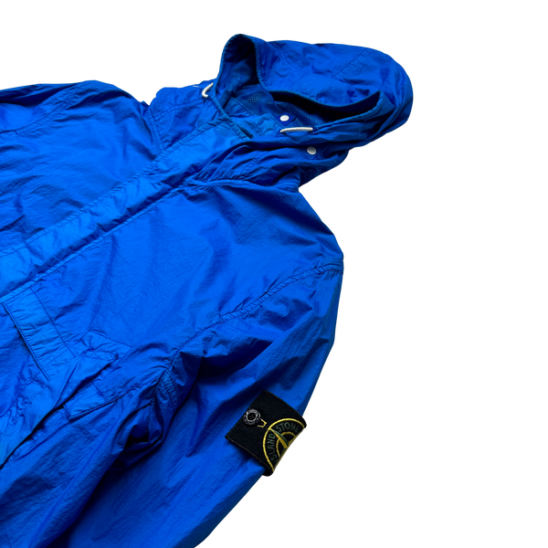 Stone Island 2013 Blue Membrana TC Hooded Jacket - Large
