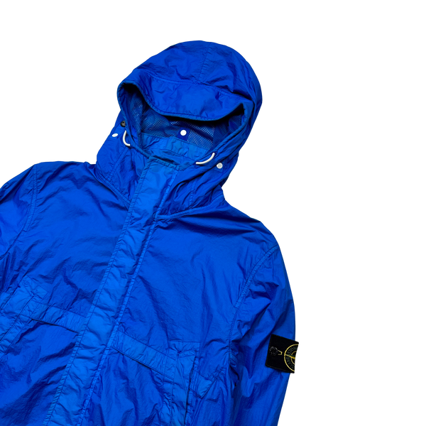 Stone Island 2013 Blue Membrana TC Hooded Jacket - Large