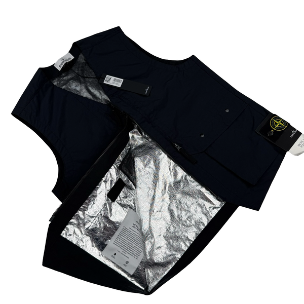 Stone Island 2026 Metal Lamina Poly Ripstop Gilet Jacket - Small