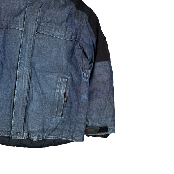 Ralph Lauren Polo Jeans Denim Snowboard Insulated Hooded Jacket - Medium