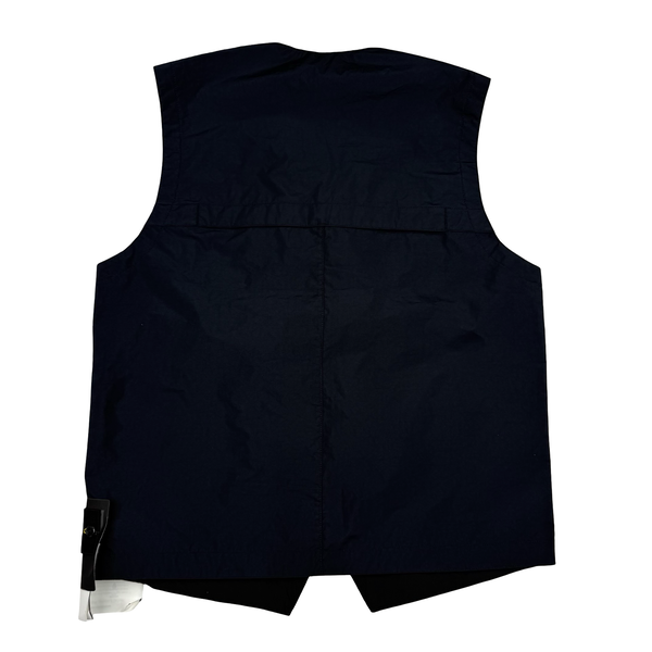 Stone Island 2026 Metal Lamina Poly Ripstop Gilet Jacket - Small