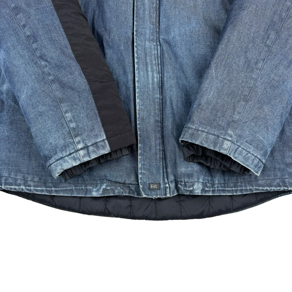 Ralph Lauren Polo Jeans Denim Snowboard Insulated Hooded Jacket - Medium