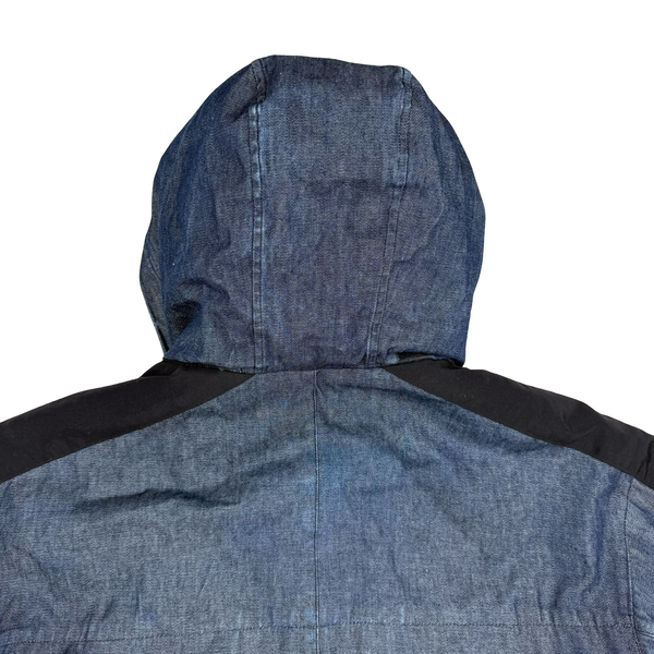 Ralph Lauren Polo Jeans Denim Snowboard Insulated Hooded Jacket - Medium