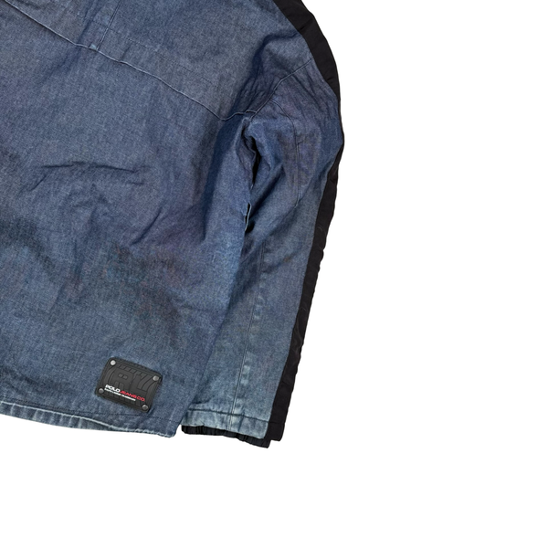 Ralph Lauren Polo Jeans Denim Snowboard Insulated Hooded Jacket - Medium