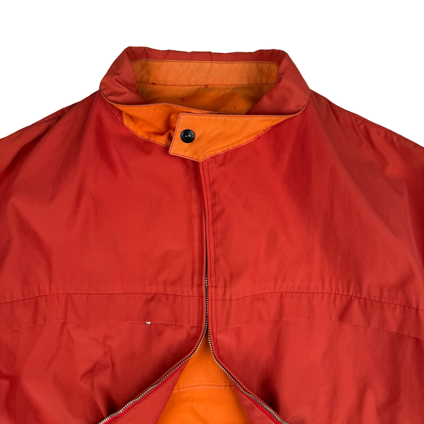 Stone Island 1989 No Season Marina Vintage Orange/Red Cotton Blend Jacket - XL