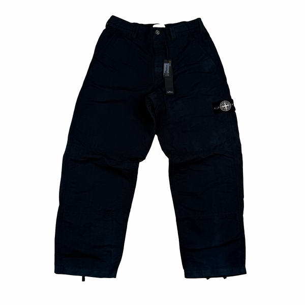 Stone Island 2025 Black Naslan TC Corrosion Type LO Trousers - 30" (Small)