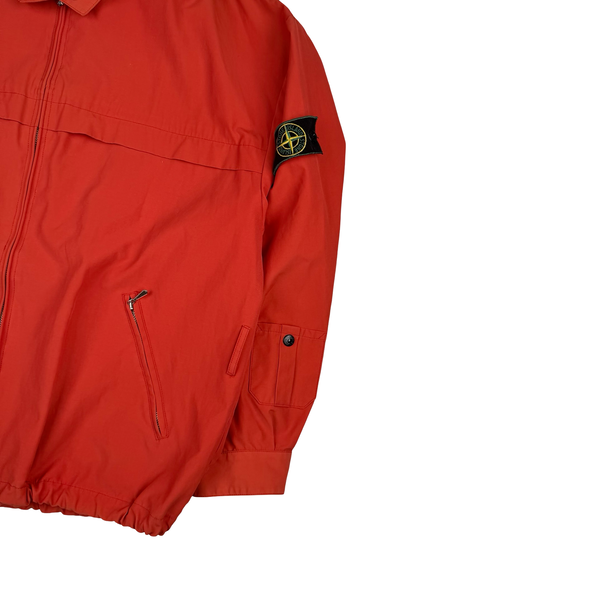 Stone Island 1989 No Season Marina Vintage Orange/Red Cotton Blend Jacket - XL