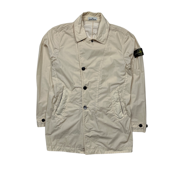 Stone Island 2021 Naslan Light Watro Cream Jacket - Large