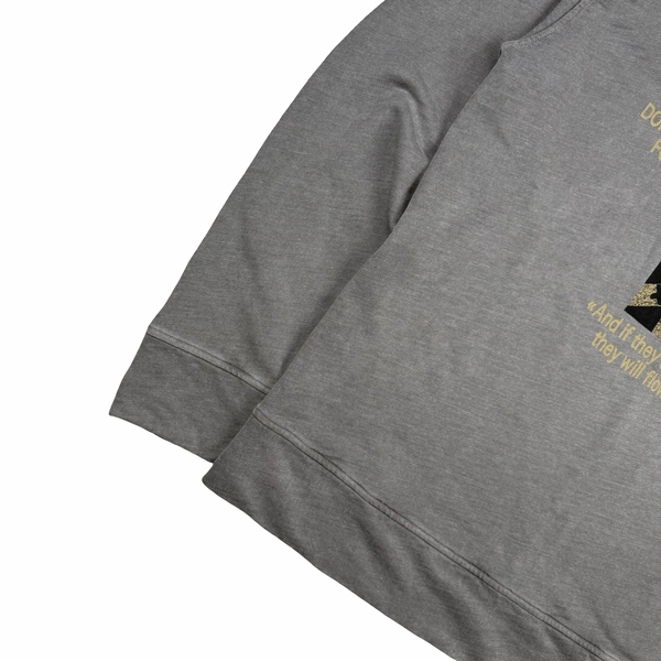 CP Company SEED_1 Grey Graphic Crewneck Sweatshirt - Small