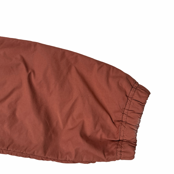 Stone Island 2019 Burnt Red Regular Fit David TC Light Fleece Pile Cargo Trousers - Medium