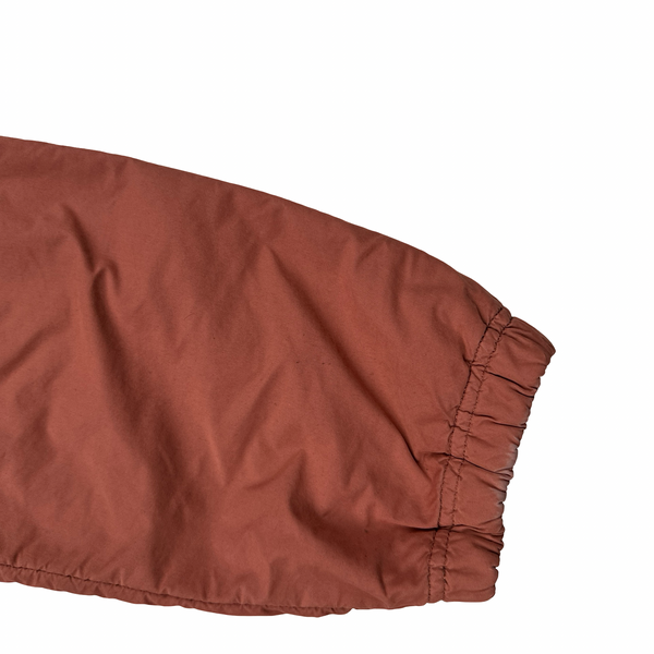 Stone Island 2019 Burnt Red Regular Fit David TC Light Fleece Pile Cargo Trousers - Medium