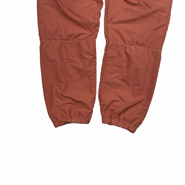 Stone Island 2019 Burnt Red Regular Fit David TC Light Fleece Pile Cargo Trousers - Medium
