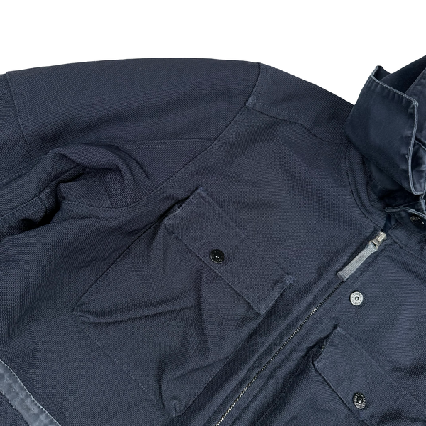 Stone Island 2015 Navy Cotton Blend Shadow Project Jacket - Large