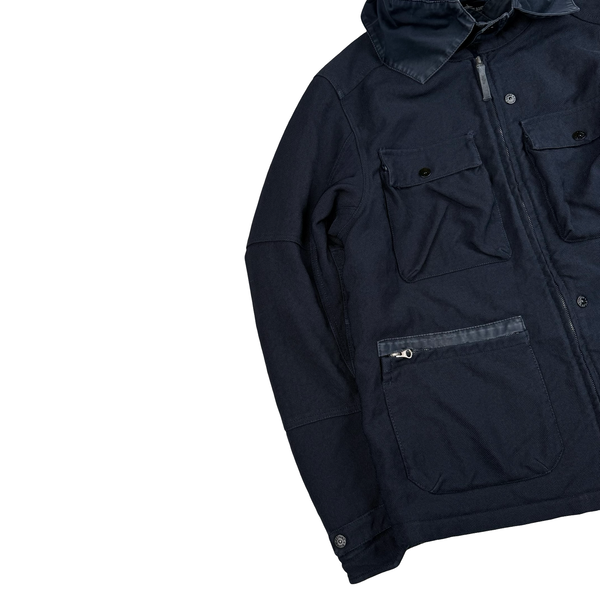 Stone Island 2015 Navy Cotton Blend Shadow Project Jacket - Large